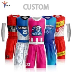 Custom Basketball Wear Uniform Youth Design Sublimation Basketball Jersey Set for Men - Guangzhou Inly Sporting Goods Co., Ltd. - China