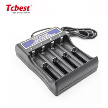 Intelligent Portable 4 Slots Battery Charger for Rechargeable Battery NiMH AA AAA NiCd AA AAA Lithium 18650/26650 - Shenzhen Tcbest Battery Industry Co., Ltd. - China