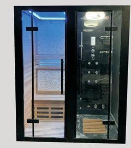 Outdoor Shower Cabin Dry Wet Steam Bath Sauna Rooms with Foot Massage - Shaoxing Aolan Sanitary Ware Co., Ltd. - China
