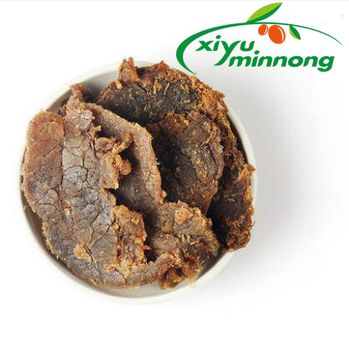 Hot sell Chinese snack beef jerky delicious healthy dried beef jerky - Xian Xiyu Minnong Natural Food Co., Ltd. - China