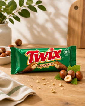 INDULGENT CHOCOLATE SNACK Twix Hazelnut Chocolate Bars 180g Smooth Caramel, Creamy Hazelnut Flavor - Sosa Merchant Solutions - Austria
