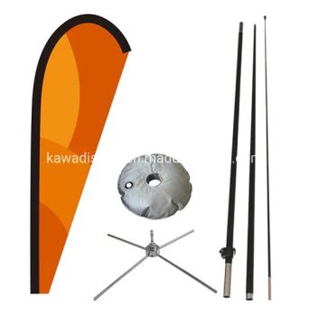 Advertising Flags and Banners Large Beach Flag Cheap Custom Feather Banner - Weihai Kawa Composite Products Co., Ltd. - China