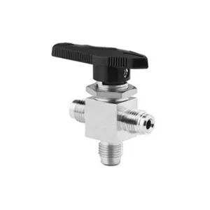 High Pressure 3-Way Stainless Steel Ball Valve for Instruments - Shenzhen Hongyian Technology Co. Ltd - China