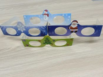 Stock 3D Paper Firework Glasses. Can Be Used for Promotional Events to Watch Concert Fireworks and Other Printable Logos - Shenzhen Lionstar Technology Co., Ltd. - China