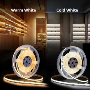 COB LED Strip Warm Cold White 3000K 6000K LED COB Strip Light Smart Tunable White COB Strip Decor Happy Birthday Party Lights - Shenzhen Lumimore Lighting Co., Ltd. - China