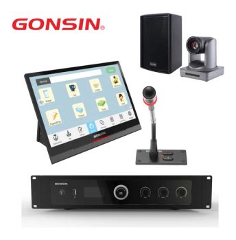 Conference Microphone Paperless Meeting System with Full Digital Audio Technology - Gonsin Conference Equipment Co., LTD. - China