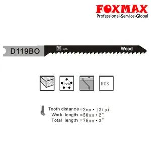 Durable FM-D119bo Jig Saw Blades for Wood and Plastic Size Common Origin China Trademark OEM Diameter 76mm Folded Unfolded - Suzhou Foxmax Tools Co., Ltd. - China