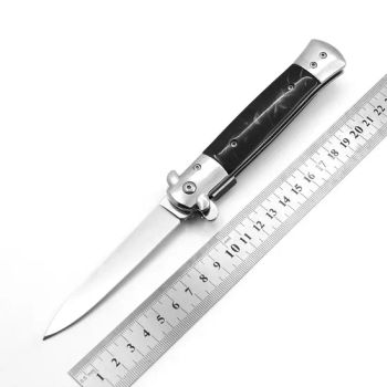 9.0 "Automatic Folding Knife Spring Assisted Knives Stiletto Camping Pocket Knife - Jiangcheng Yangjiang Voss Trading Co., Ltd. - China