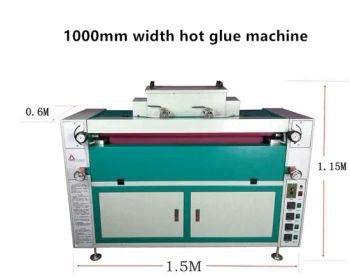 Wooden Board Hot Melt Glue Machine for Hanging Paintings HS Code 8419899090 Application Medical Model NO. KS-HM1000 Driven Type - Jiangmen Kaisheng Post press Equipment Co., Ltd - China