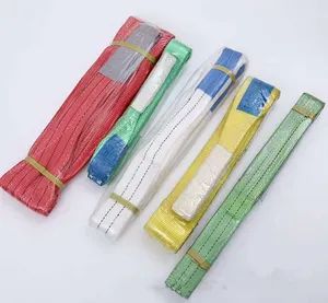 Polyester Flat/Round Webbing 1T-10T PVC Coated 57-58" Any Colour MOQ100 25-45D - Qingdao Haito Rigging Hardware Co., Ltd. - China