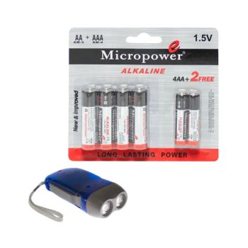 Alkaline Battery AA Size Lr6 Primary Dry Battery for Remote Control - Microcell International Battery Co., Ltd. - China