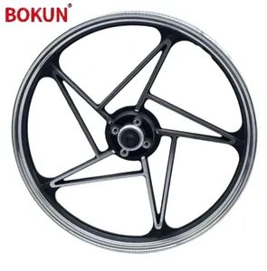 Pentagonal Spoke Series 1.6/1.85X18-Inch Silver-White Five-Spoke Aluminum Alloy Forged Front and Rear Motorcycle Wheels Rims - Yongkang Aokun Industry and Trade Co., Ltd - China