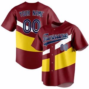 OEM 100% Polyester Softball Tops Digital Printing Custom Made Sublimation Baseball Jersey - Dongguan Norns Sports Co., Ltd. - China