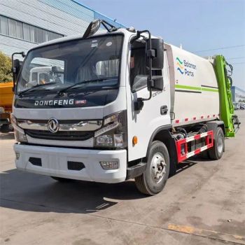 4X2 Compress Garbage Truck 7cbm Rear Loading Disposal Refuse Waste Compactor Garbage Truck - Chengli Special Automobile Co., Ltd. - China
