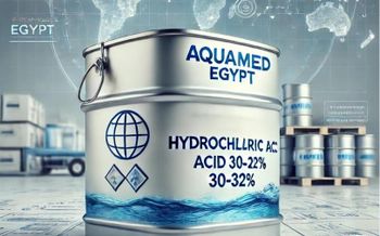 Hydrochloric Acid 30-32% Grade Industrial Grade Packaging IBC, Drums and Barrels Common Uses Production Of Organic Compounds, Production Of Inorganic Compounds, Removing Metal Stains, Oil Production, Purification Of Table Salt, And Ph Control - Aquamed Egypt - Egypt