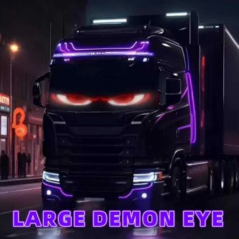Dynamic Animation Car Demon LED Display Panel Flexible Eyes New Condition LED Demon Eye Truck Headlights - Changsha Huichen Automobile Trading Co., Ltd - China
