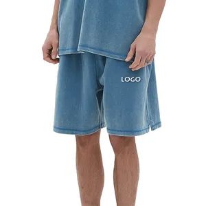 America Casual Vintage Loose Breathable Men's Shorts Customized 400g Batik Washed Distress Mens Shorts - Dongguan Flya Sports Goods Co., Ltd. - China