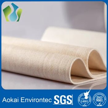 Premium 450 GSM Aramid Filter Bags for Dust Collection Usage Bag Style Felt Width 2.2m Origin China Grade Imported Trademark - Jiangsu Aokai Environmental Technology Co., Ltd. - China