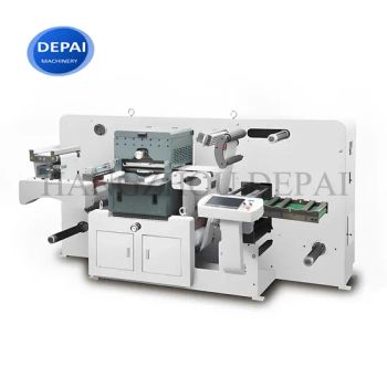 350 High Speed Adhesive Label Two Head Flatbed Die Cutting Machine - Hangzhou Depai Machinery Co., Ltd. - China