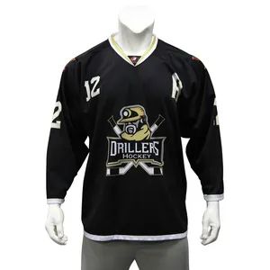 Healong Sublimation Printing Ice Hockey Shirt 100%Polyester Jersey Custom Sport Wear Ice Hockey Jersey - Guangzhou Healong Sportswear Co., Ltd. - China