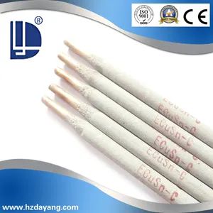Copper Alloy Welding Electrode Aws Ecusn-C Model NO. ECuSn-C Length 300mm-500mm HS Code 8311100000 OEM Is Acceptable. Welding Power AC/DC - Hangzhou Linan Dayang Welding Material Co., Ltd. - China