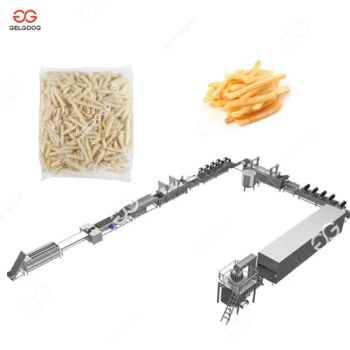 100kg H 200kg H Fried Frozen Plantain Potato Chips Production Line Frozen French Fries Processing Plant for Sale - Gelgoog Intelligent Technology Co., Ltd. - China