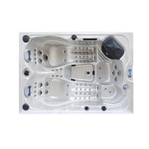 Sunrans Modern Design Hydro Massage Bathtub SPA Balboa Hot Tub for 3 People - Sunrans (Huizhou) Health Technology Co.,Ltd. - China