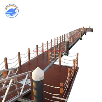 Floating Dock Wood Dock Floats Platform Jet Boat Floating Dock - Guangzhou Manwang Construction Material Co., Ltd. - China