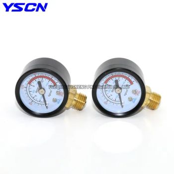 0 16MPa PT 1 8 1 4 Tube Pressure Gauge Carbon Aluminum Case Hydraulic Gauges Sprayer Gauges - Yueqing Yisheng Pneumatic Co., Ltd - China