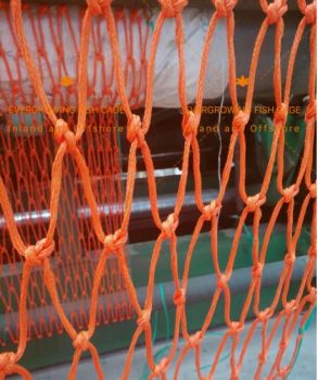 China Strong Floating Knotless HDPE Braided Fish Nets for Aquaculture Cage - QINGDAO EVERGROWING IMPORT&EXPORT CO., LTD. - China