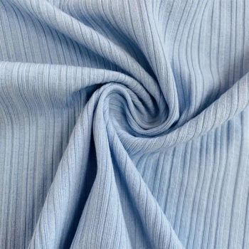 Cotton Polyester Rib Stripe Knit Fabric for Dress Sweater Apparel Garment Fabric - Shaoxing Keqiao Yansang Textile Co., Ltd. - China