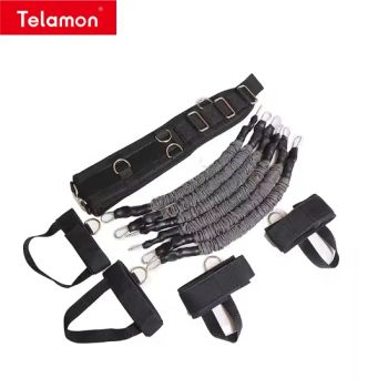 High Intensity Interval Portable Resistance Leg Training Exercise Bands Hip Equipment Kit - Telamon Sports Goods (Shanghai) Co., Ltd. - China