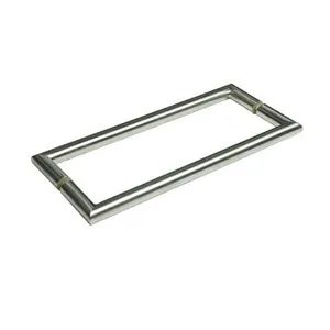 Tempered Tubular Stainless Steel Big Glass Door Handles Pull Handle - JOSO CORPORATION - China