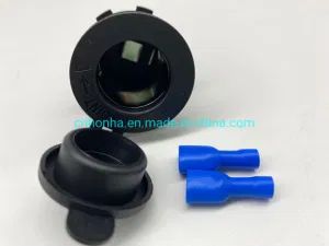 12V Cigarette Lighter Socket Black DC12V CE 10*10*10cm MOQ100 - Honha Autoparts Group Co., Limited - China