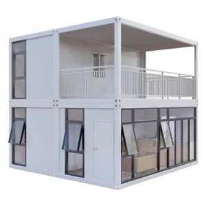 Breathable Easy Assemble Type Casas Modulares Customized Mobile 2 Story Glass Container House for Muti Purpose Use - Suzhou Youzhuyuan Container Co., Ltd. - China