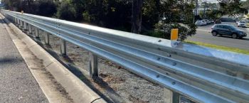 Wave Galvanized W Beam High Traffic Barriers with Q355 Steel Grade - Ningbo Zhenxuan Transportation Engineering Co., Ltd - China