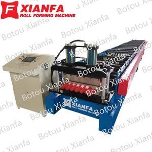 Single-Layer Cold-Formed Tile Pressing Machine Color Steel Cold Roll Forming Machine Roofing Panel Making Machine - Botou Xianfa Roll Forming Machine Factory - China
