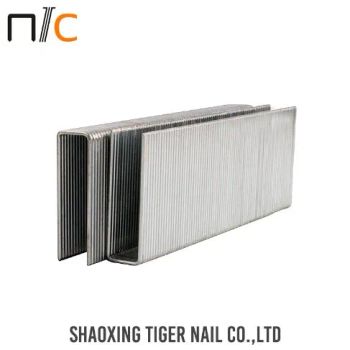 Industrial Wire Staple (7) for Furniture & Upholstery Model NO. 7 HS Code 7317000000 Trademark TIGER NAIL Origin China - Shaoxing Tiger Nail Co., Ltd. - China
