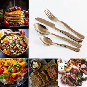 Hotel Restaurant Tableware Stainless Steel Dinner Knife Fork Spoon Sets Cutlery Set - Jiangmen Ruida Metal Products Co., Ltd. - China