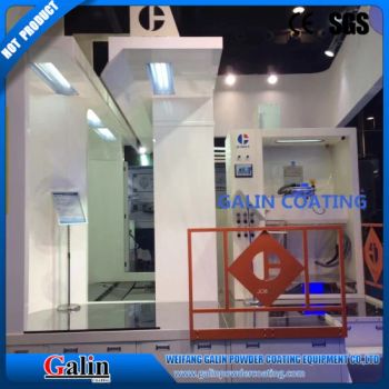 Powder Coating Line Pass Through Automatic Painting Booth Made From Polyprop - Weifang Galin Powder Coating Equipment Co., Ltd. - China