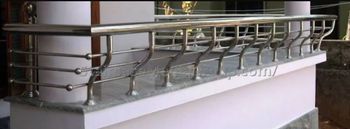 Balcony Railings Stair Ornamental Yes Brand Silver city Mounted Wall, Floor Position Deck, Balcony, Stairs Surface Finish Finished Polished, - Maa Fabrication - India