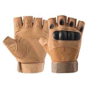 Outdoor Sports Half Finger Gloves Shooting Anti-Slip Gloves Weight 150g Color Brown MOQ 2 Pairs Origin China Gender - Yiwu Jtop Trading Co., Ltd. - China