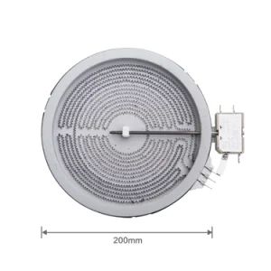 Radiant Heating Element 200mm China Supplier 100~240V Electric Ceramic Hot Plate - Guangdong Webo Technology Co., Ltd. - China