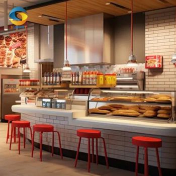 Fast Food Restaurant Design Kitchen Equipment Full Kfc Kitchen Restaurant Commercial, Restaurant-Equipment-and-Supplies - Guangzhou Sunrry Kitchen Equipment Co., Ltd. - China
