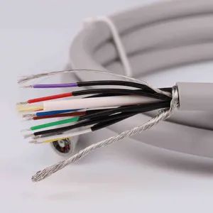 Reusable ECG Electrodes 10 Lead Wire ECG Cable Tinned Copper Shield and Conductor Round and Flat Ribbon Optional - Shenzhen Yong Qiang Fu Industry Co., Ltd. - China