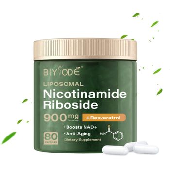NAD+ reduce aging energy immune support resveratrol liposomal nicotinamide riboside nad supplement vitamins 900mg capsules  - Jiabeikang (Guangzhou) Pharmaceutical Holdings Co., Ltd. - China
