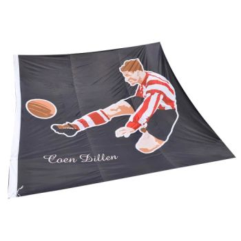 Sports Games Football Soccer Fans Big Football Huge Custom Flag - WUHAN JARMOO FLAG CO., LTD. - China