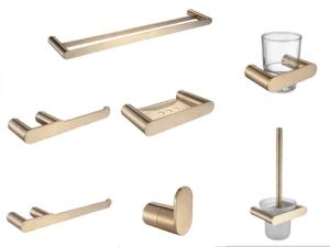 Gold Complete Bath Hardware Bathroom Accessories Set for Hotel - Heshan Bedier Pendant Co., Ltd. - China