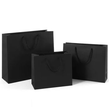 Black Gift Bags Can Be Customized Logo and Other Colors - Guangzhou Praise-E Packaging Products Co., Ltd. - China