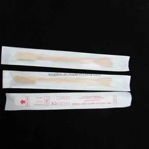 Small Wood Cervical Spatula Wooden Waxing Spatulas Group Female Origin Suzhou Trademark UPLINE Specification OEM HS Code - Suzhou Upline Medical Products Co., Ltd. - China